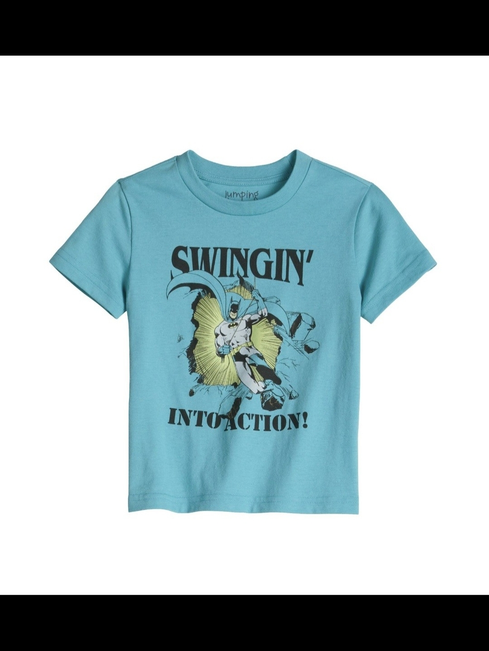 NWT DC Comics Batman Swingin' Into Action Graphic Tee - Size 2T